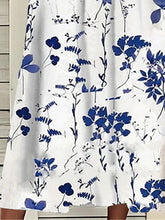 Women's Two Piece Dress Set Casual Dress Print Dress Daily Vacation Fashion Elegant Pocket Print Midi Dress Crew Neck Half Sleeve Floral Regular Fit Black Navy Blue Green Summer Spring S M L XL XXL